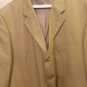 Silk sharkskin suit size 48 XL